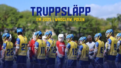Herrlandslaget till EM i Lacrosse är uttaget